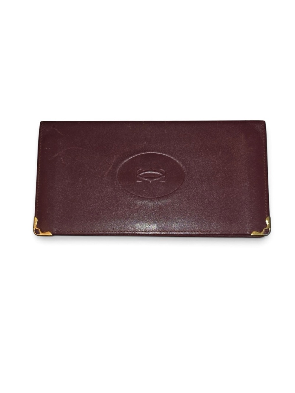 ✨💎EUC💎✨ CARTIER LONG WALLET WITH 24KT CORNERS